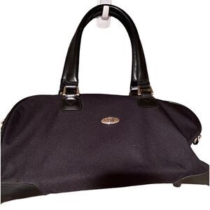 Diane Von Furstenberg Black Duffle Bag